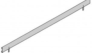 PLINTHE ACIER ALTRAD DE 1,00 M - N4877