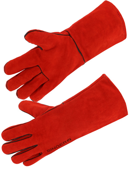 Gant tout croûte de bovin Entièrement doublé coton 35 cm T10 - SINGER - 51SIREP15
