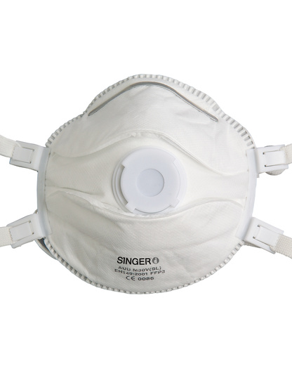 Demi-masque classique Valve FFP3 NR DBoîte de 5 pièces - SINGER - AUUM30VSL