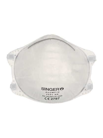 Demi-masque préformé FFP1 NR - Lot de 20 - SINGER - AUUMC10