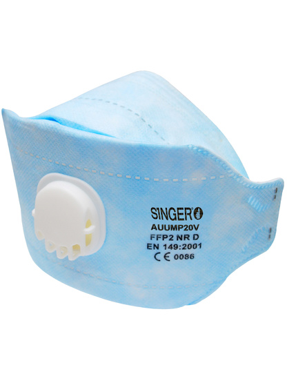 Demi-masque  FFP2 NR D - Lot de 20- SINGER - AUUMP20V