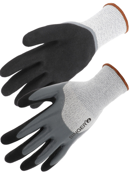 Gant PEHD Coupure D Enduit nitrile double couche 3/4 Enduit- SINGER - PHD534