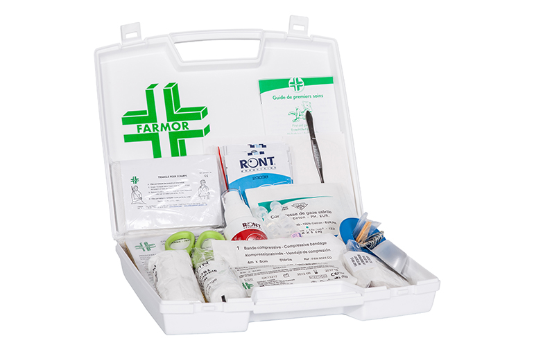 COFFRET DE SECOURS FARMOR BÂTIMENT 4/6 PERSONNES-FAR2077PP