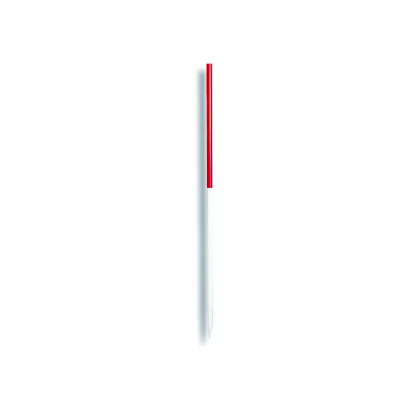 JALON BLANC ET ROUGE EN MÉTAL 1M