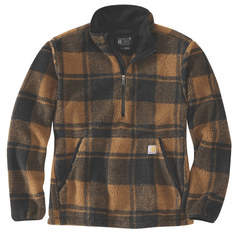 Sweat LOOSE FIT HALF ZIP FLEECE PULLOVER Marron - B95 - CARHARTT - 106443