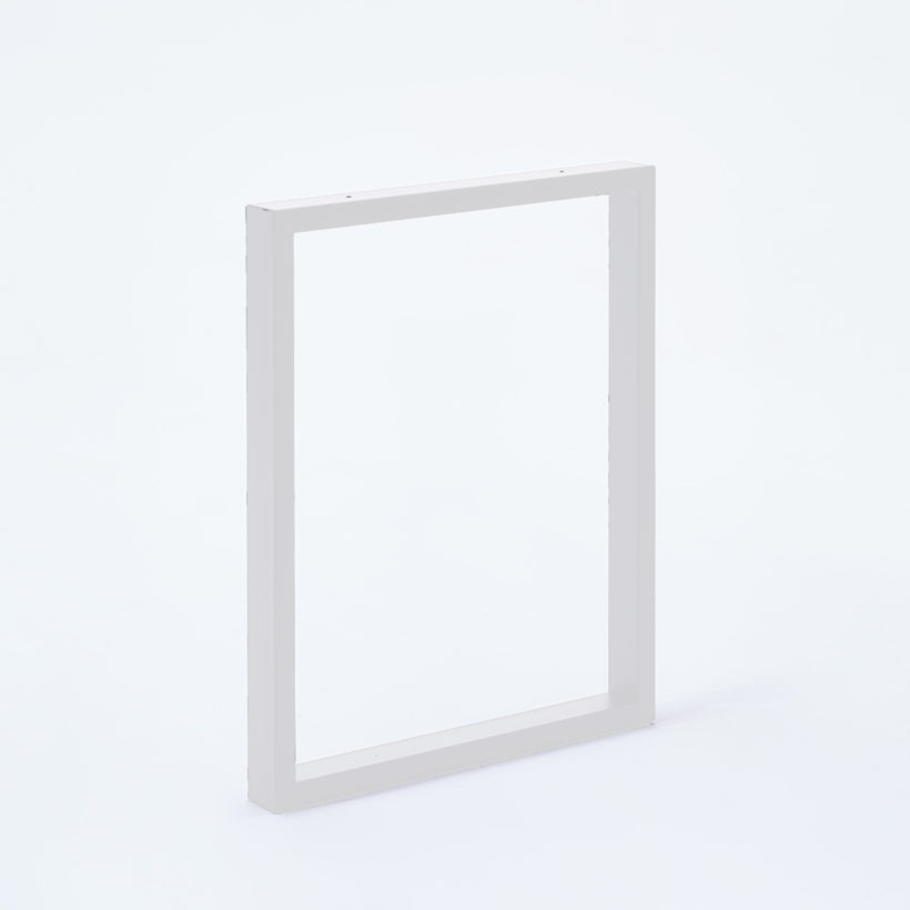  Pied de table/banc rectangulaire H40 x L39 cm blanc mat  - MOTTEZ - M540VBC