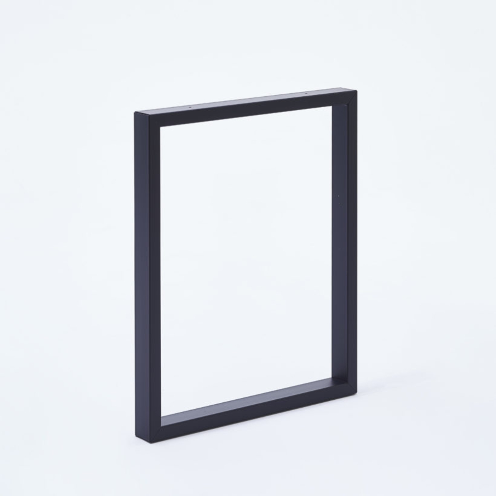  Pied de table/banc rectangulaire H40 x L39 cm noir mat  - MOTTEZ - M540VNO