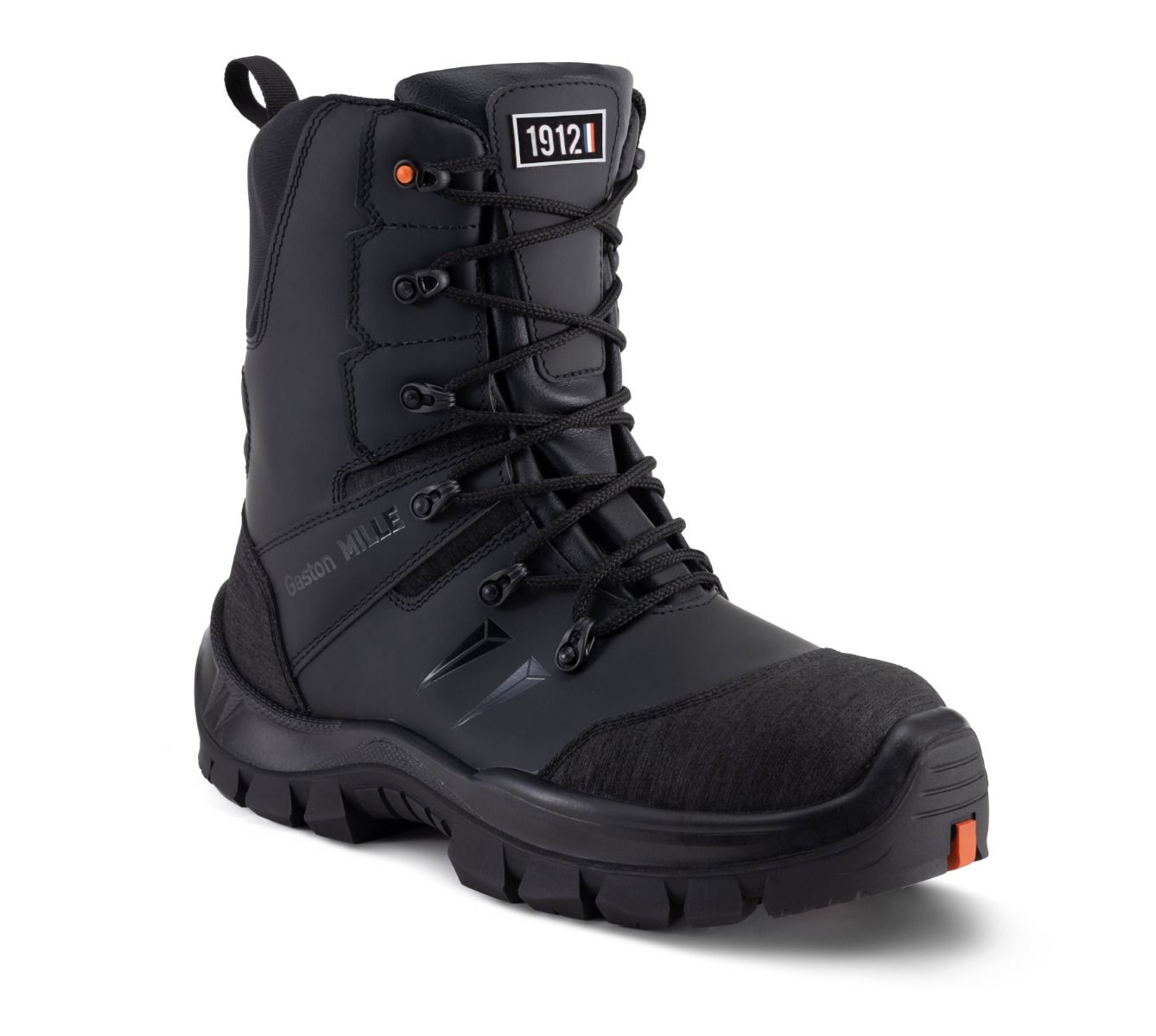 CHAUSSURES HAUTES DE SÉCURITÉ MASTER NOIR HOMME S3 HI CI HRO SRC - GASTON MILLE - MONO3