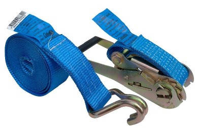 SANGLE D'ARRIMAGE A CLIQUET 6T 9M CROCHETS SERRES COBALTIX ASIP2129F
