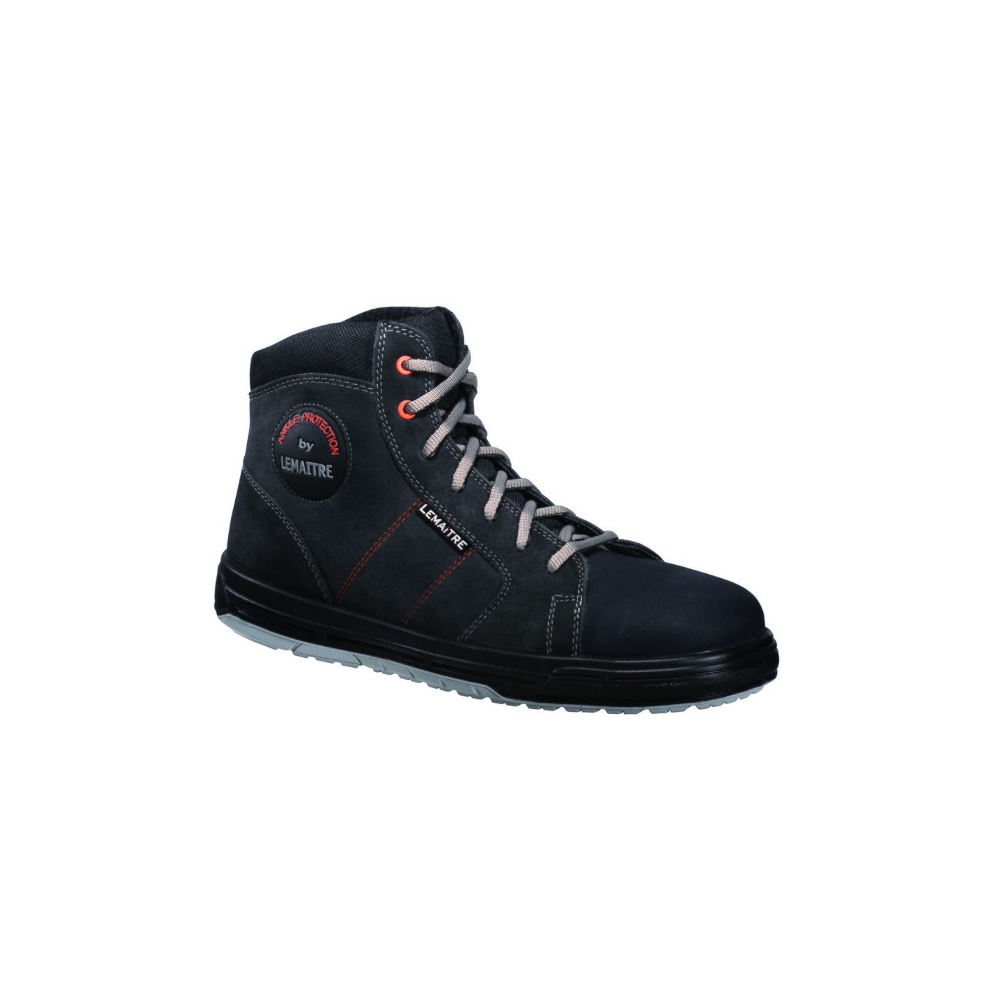 Chaussures de sécurité hautes SAXO S3 Nubuck noir - LEMAITRE - SAXOS30NR