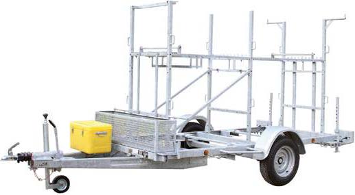 REMORQUE RECORD pour R200 PROGRESS 88 m² (1,3 T en charge) - TUBESCA - 0P000388