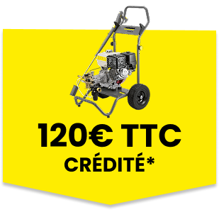 120€ ttc crédité nettoyeur haute pression eau froide triphasé Super thermique 120€ ttc crédité nettoyeur haute pression eau froide triphasé Super thermique