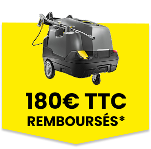 180&euro; ttc rembours&eacute;s nettoyeur haute pression eau chaude compact