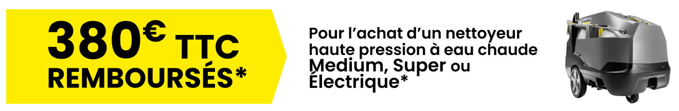 380&euro; ttc rembours&eacute;s nettoyeur haute pression eau chaude Medium Super Electrique
