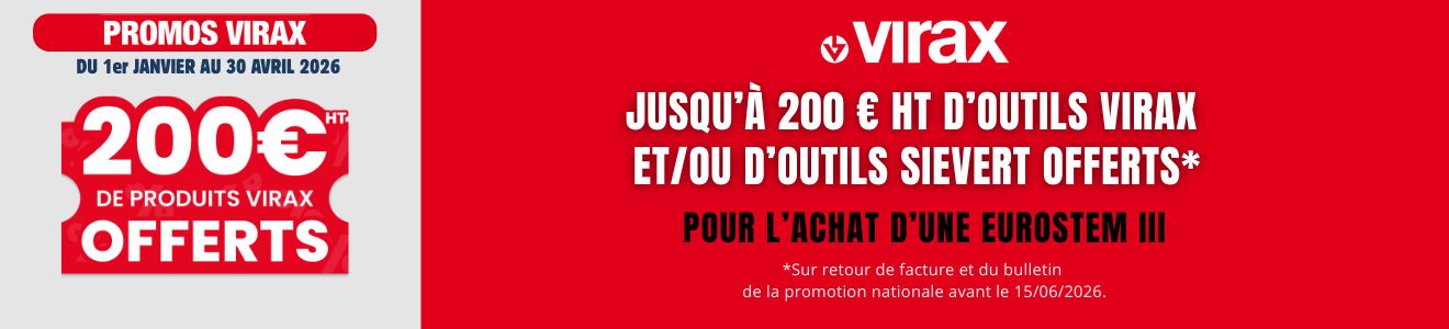 promos virax 200&euro; offerts
