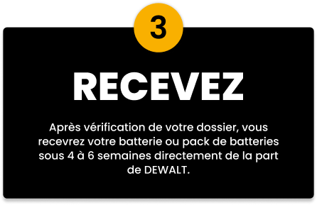 Recevez votre batterie gratuitement