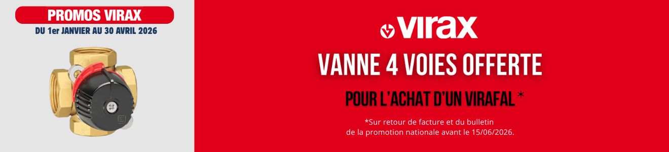promos virax vanne 4 voies offerte
