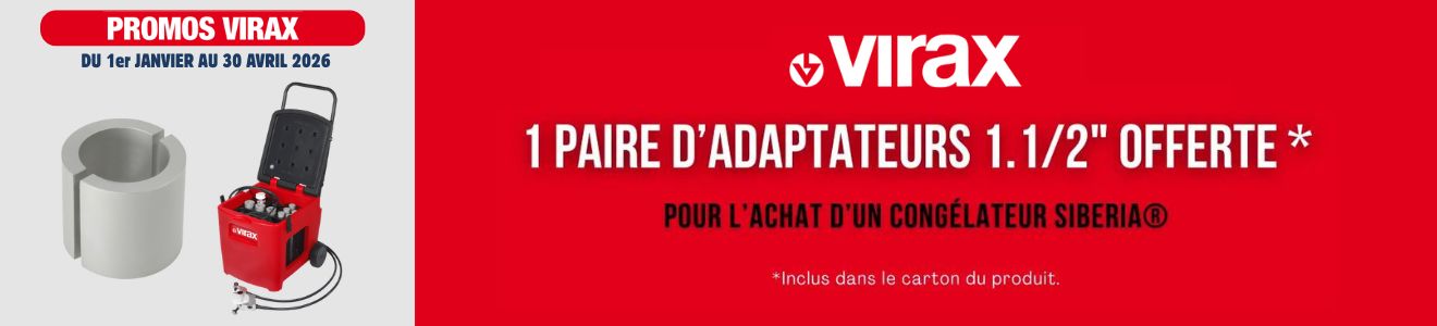 promos virax paire adaptateurs