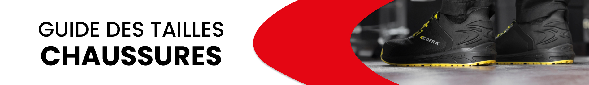 Guide des tailles Cofra chaussures