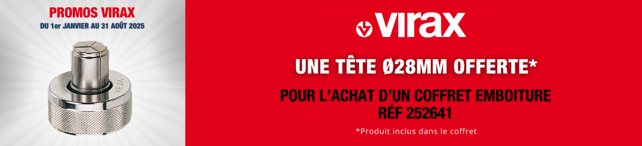promos virax tête 28mm promos virax tête 28mm
