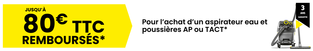 80&euro; ttc rembours&eacute;s aspirateur eau et poussi&egrave;re AP ou TACT