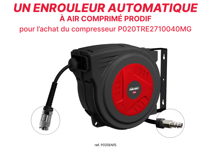 Un enrouleur automatique Prodif OFFERT