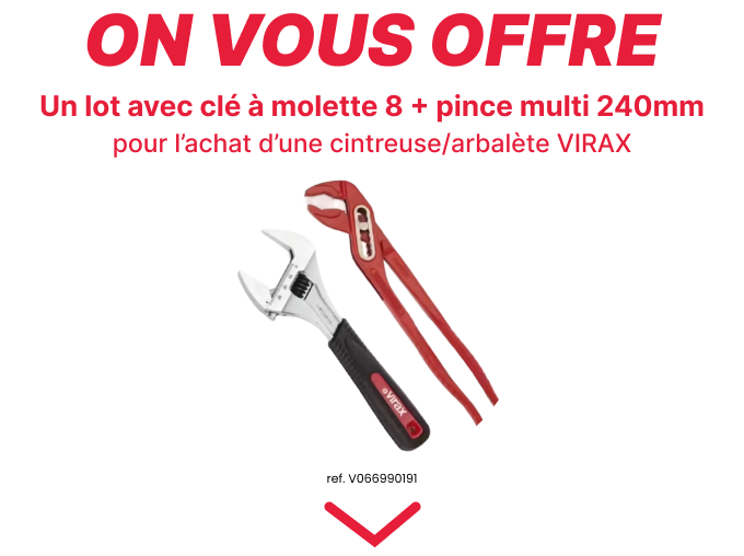 Cadeau LOT clé à molette 8 + pince multi 240mm Cadeau LOT clé à molette 8 + pince multi 240mm
