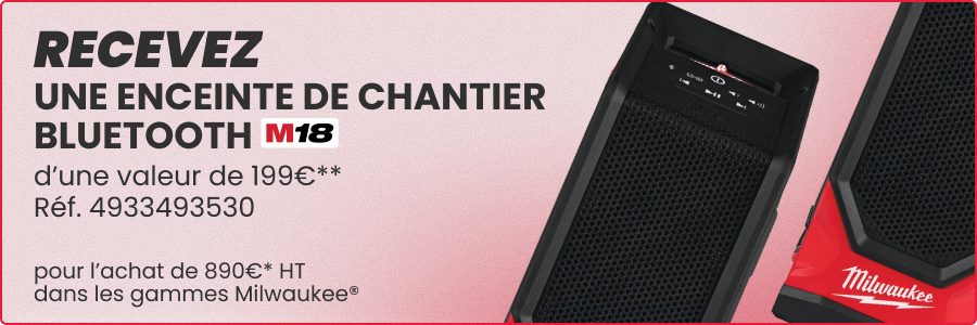 Enceinte de chantier MILWAUKEE bluetooth sans batterieM18 SPEJSG2-0 4933493530 Enceinte de chantier MILWAUKEE bluetooth sans batterieM18 SPEJSG2-0 4933493530