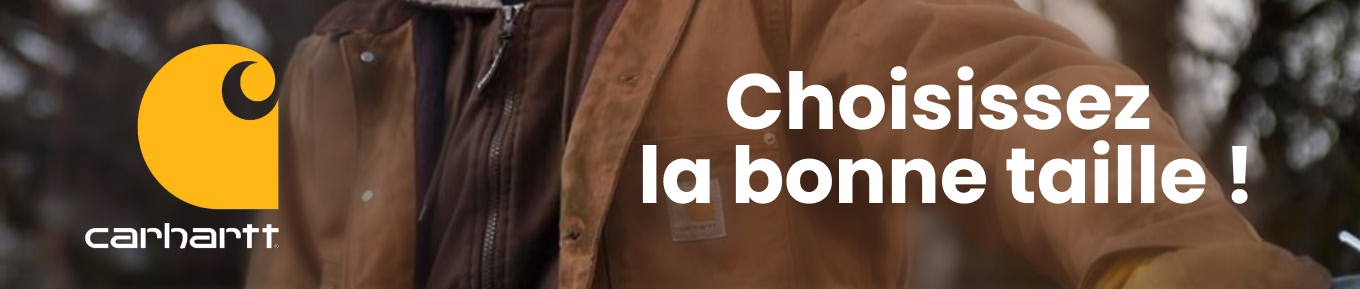 Guide des tailles Carhartt