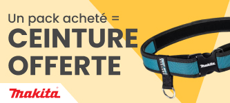 Une ceinture Makita OFFERTE ! Une ceinture Makita OFFERTE !