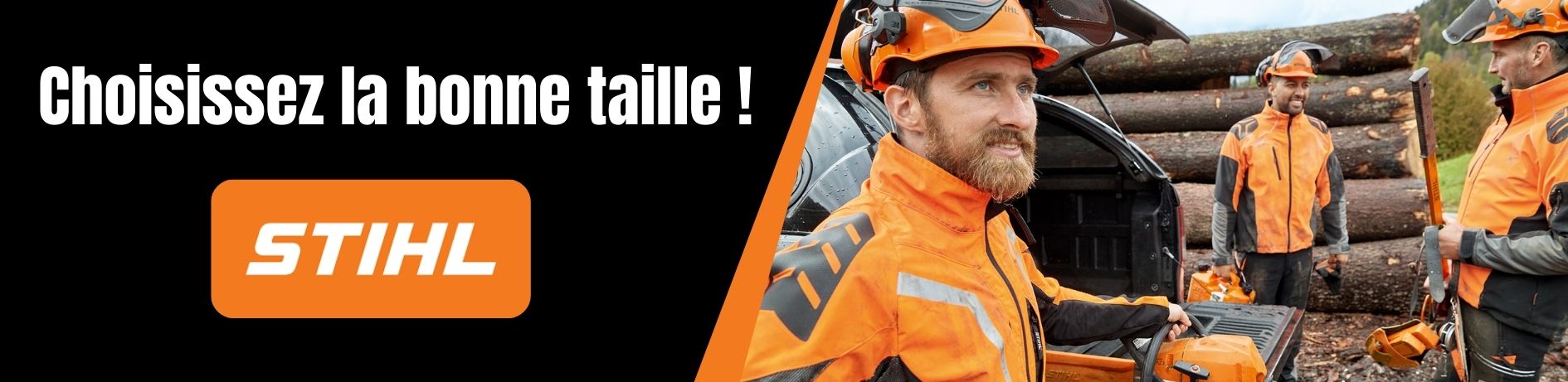 Guide des tailles stihl
