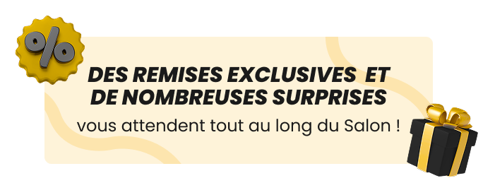 Remises exceptionneles et de Nombreuses surprises ! Remises exceptionneles et de Nombreuses surprises !