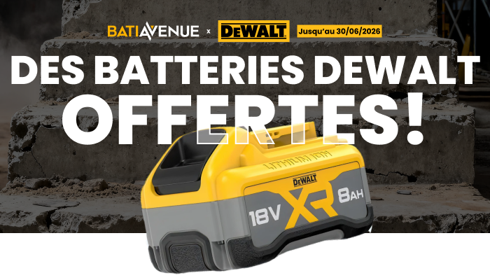 Batteries Dewalt offertes !