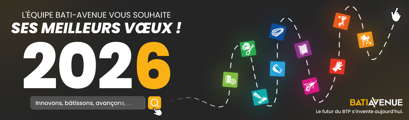 L'équipe BATI-AVENUE vous souhaite ses meilleurs voeux 2026 ! L'équipe BATI-AVENUE vous souhaite ses meilleurs voeux 2026 !