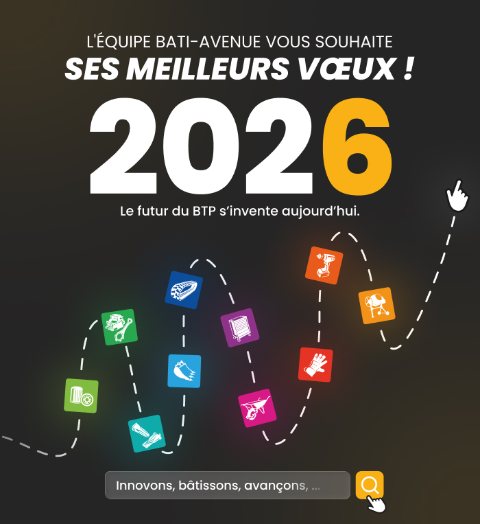 L'équipe BATI-AVENUE vous souhaite ses meilleurs voeux 2026 ! L'équipe BATI-AVENUE vous souhaite ses meilleurs voeux 2026 !