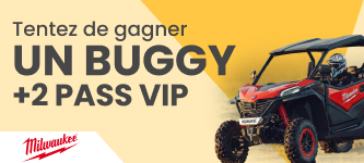 Gagnez un buggy et 2 pass VIP avec Milwaukee Gagnez un buggy et 2 pass VIP avec Milwaukee