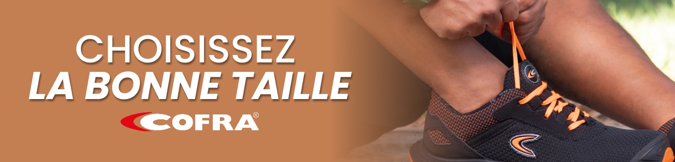 Guide des tailles Cofra