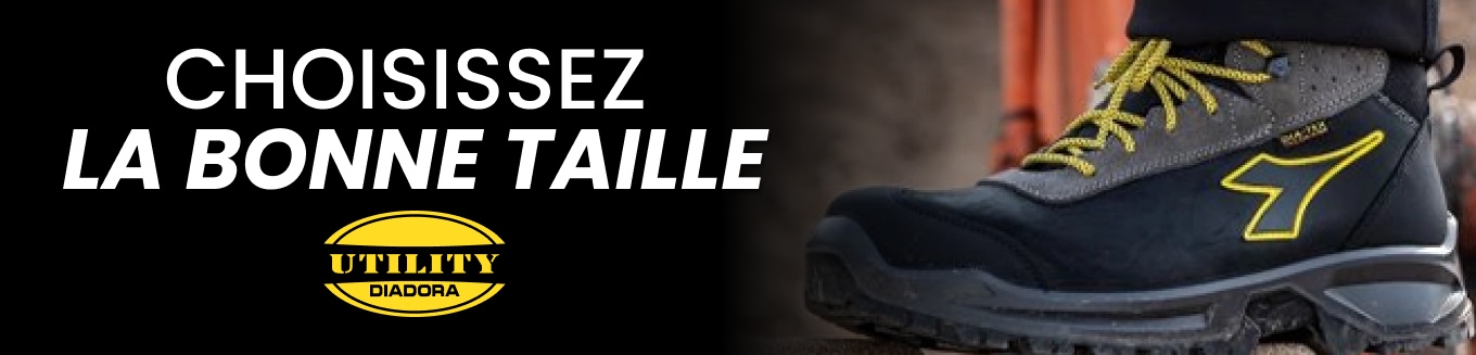 Guide des tailles Diadora
