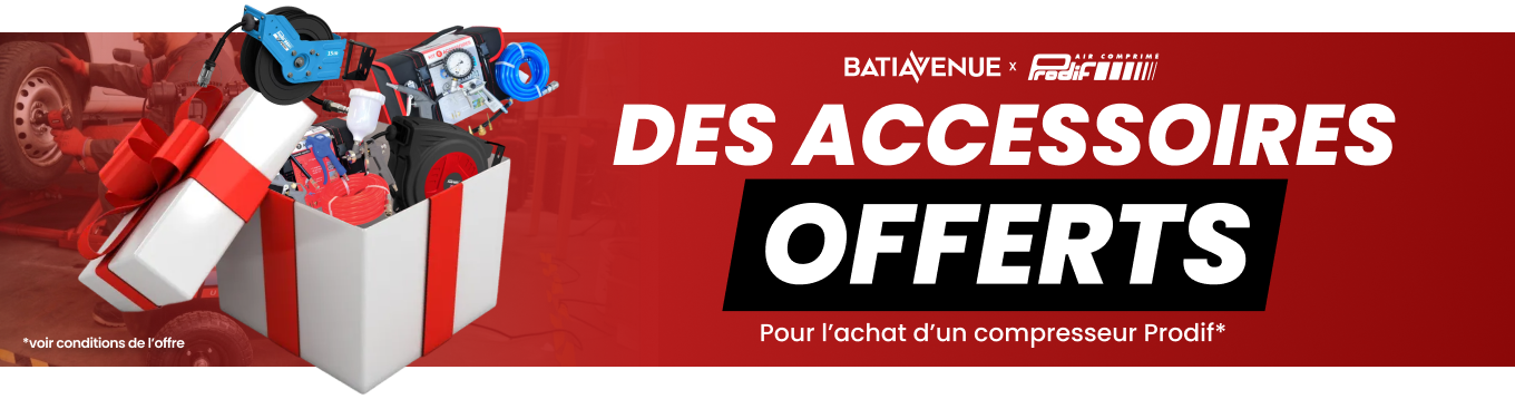 Des accessoires Prodif offerts