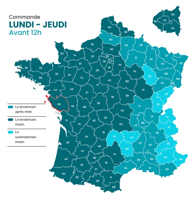 commandes lundi jeudi avant 12h commandes lundi jeudi avant 12h