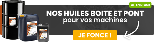 Toutes nos huiles boite-et-pont pour vos machines en stock