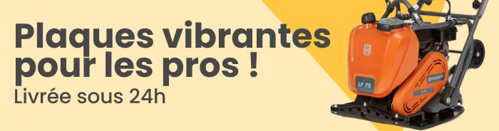 Plaques vibrantes pour les pros ! Livr&eacute;e sous 24h si en stock !