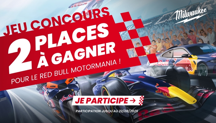 Jeu concours Milwaukee Red Bull Motrmania