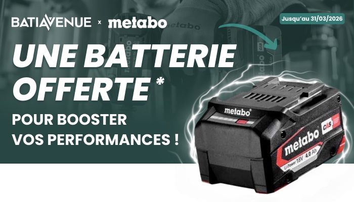 BATTERIE METABO OFFERTE ! BATTERIE METABO OFFERTE !