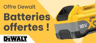 Des batteries DEWALT OFFERTES !