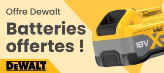 Des batteries DEWALT OFFERTES !