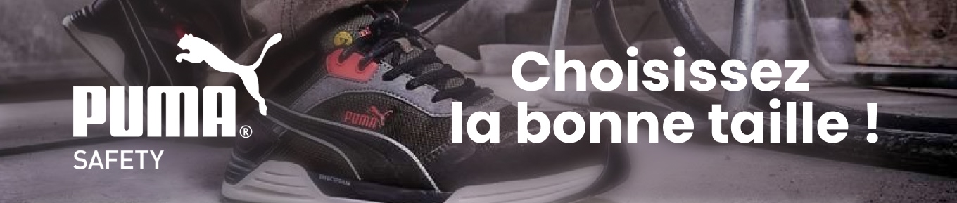 Guide des tailles Puma Safety
