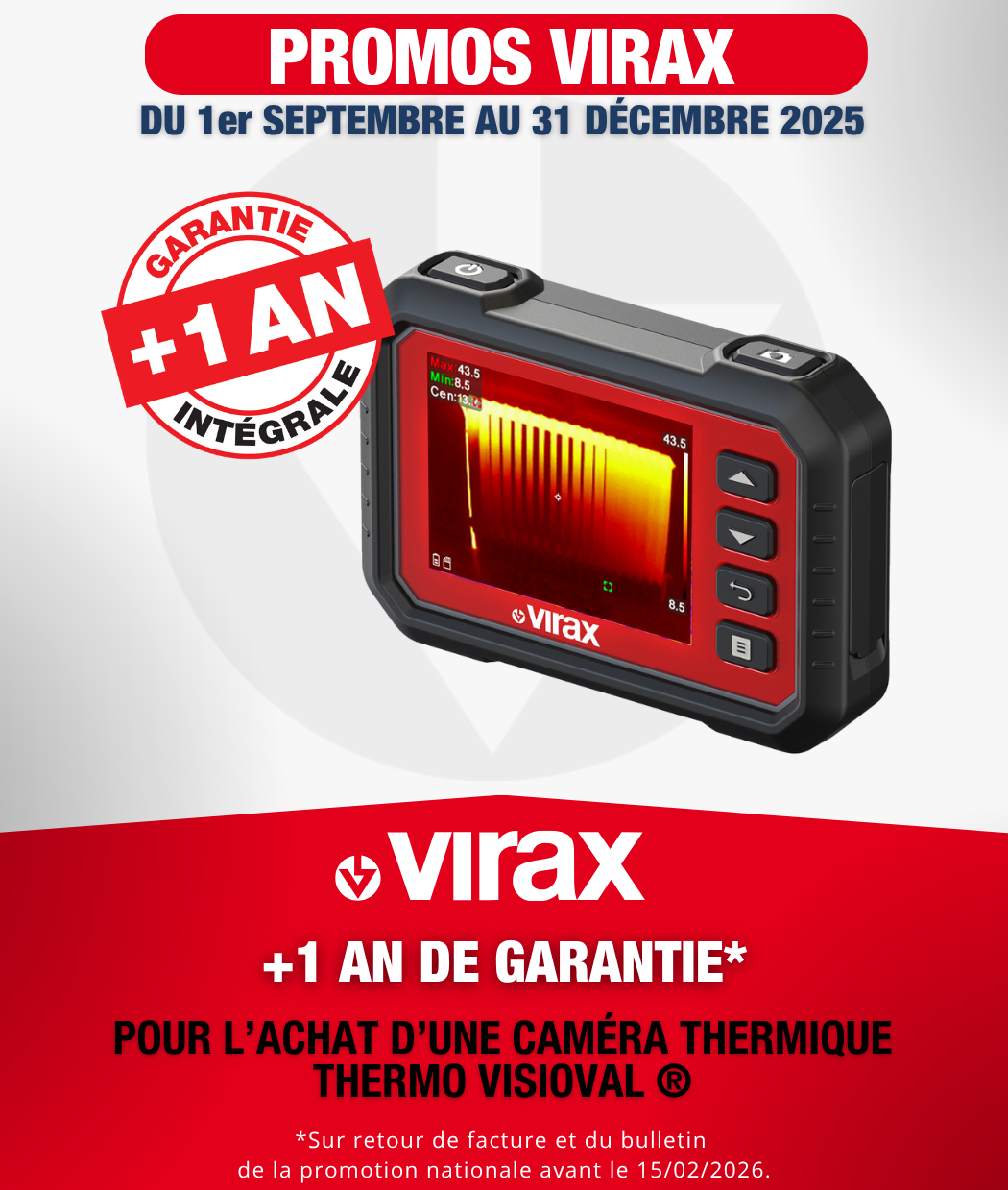 promos virax + 1an de garantie promos virax + 1an de garantie