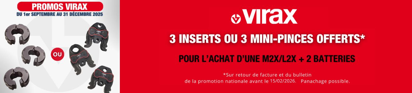 promos virax inserts et mini-pinces promos virax inserts et mini-pinces