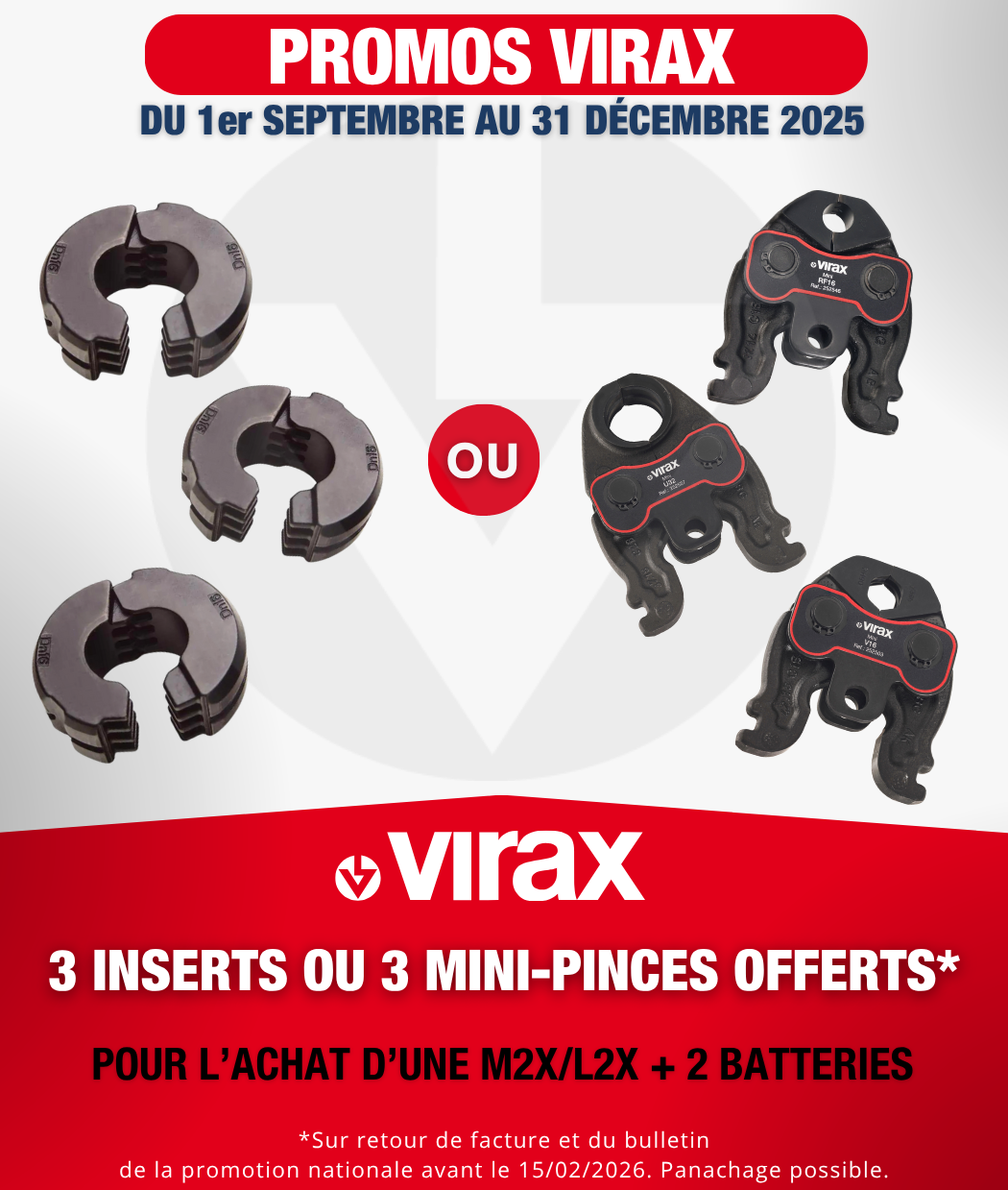promos virax inserts et mini-pinces promos virax inserts et mini-pinces